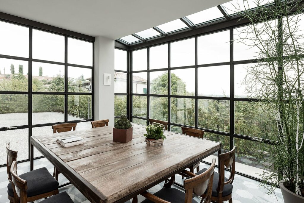 Finestra in acciaio Jansen